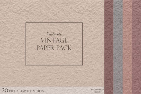 Authentic Texture: Using the Vintage Digital Handmade Paper Set