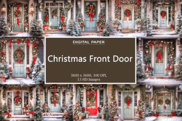 Christmas Front Door: Setting the Stage for Festive Cheer
