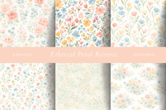 Ethereal Petal Reverie: A Soft and Poetic Floral Collection
