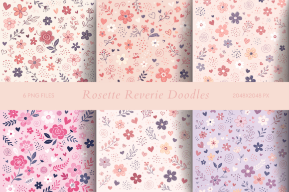 Rosette Reverie Doodles: A Whimsical Font for Romantic Projects