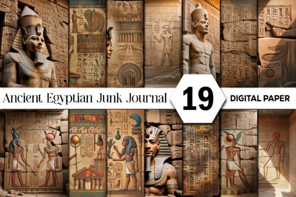 Unearthing History: A Deep Dive into Ancient Egyptian Junk Journal Backgrounds