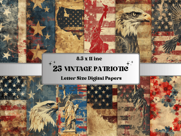 Vintage Patriotic 4th of July Paper: A Designer's Secret Weapon